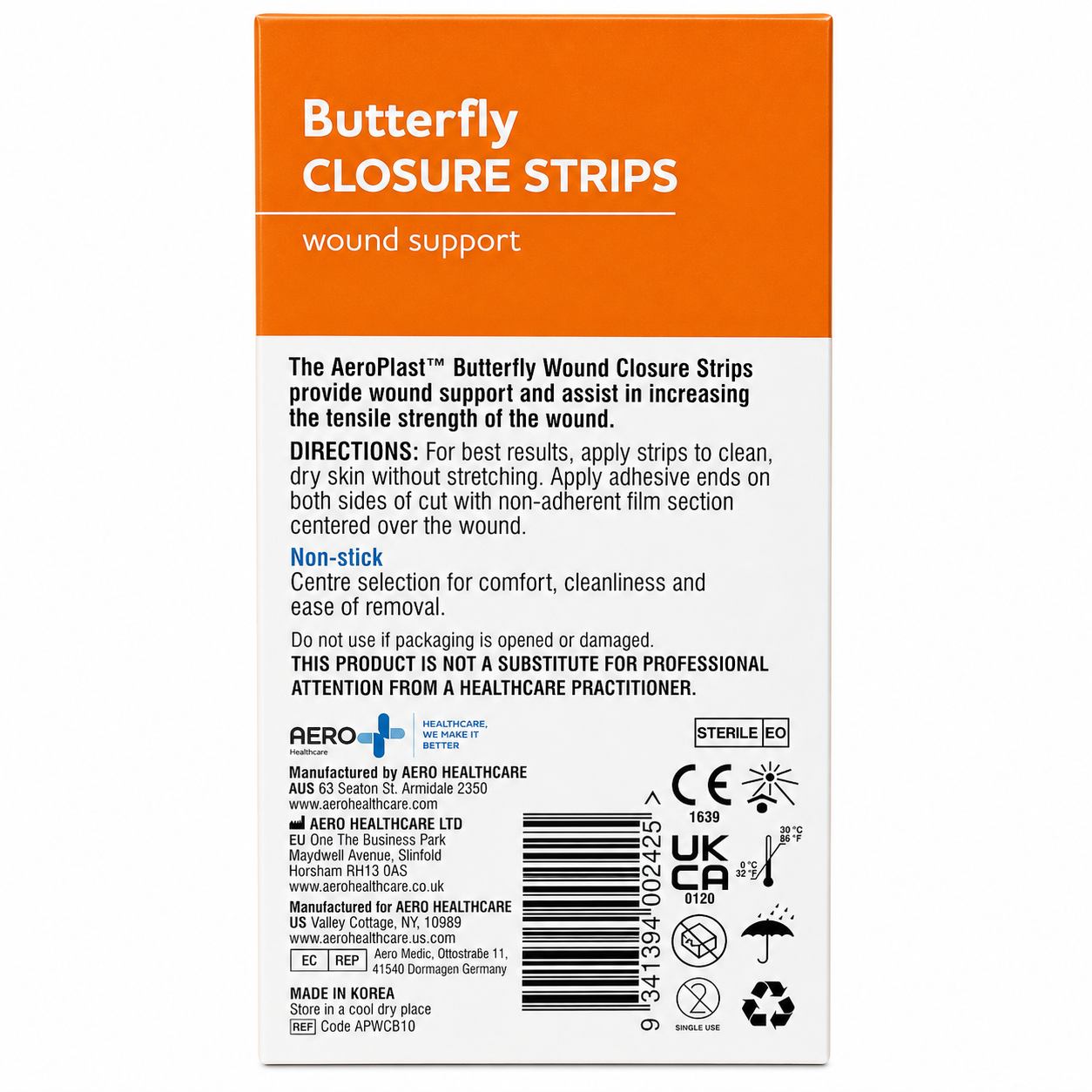 Butterfly Closure Strips