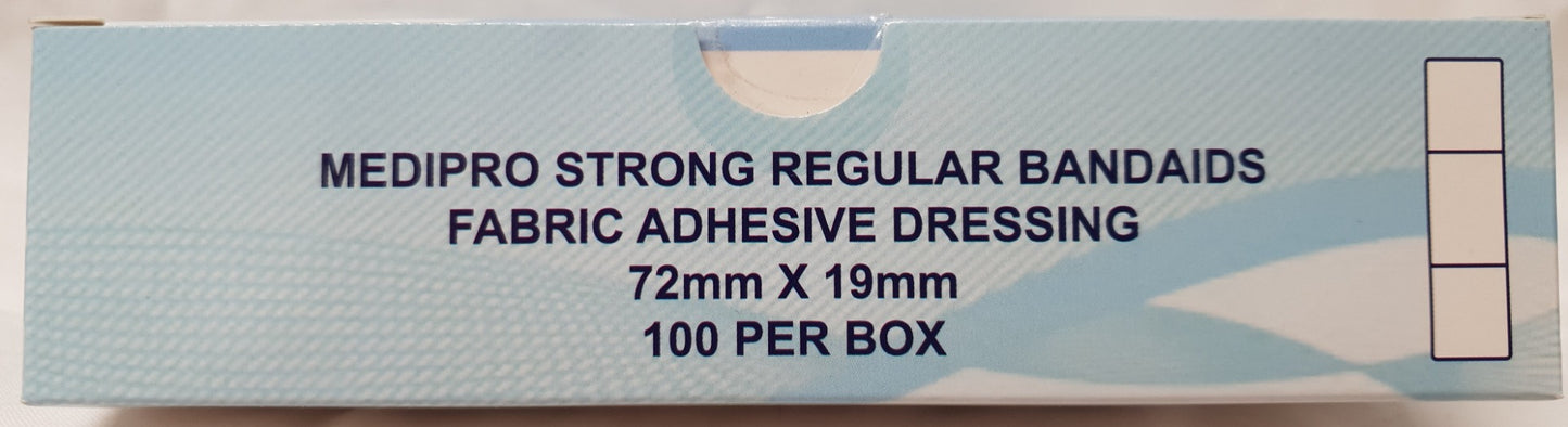 Band Aid Strong Strip 72mm x 19mm MPStrong Pack 100 MediPro Sports Tape