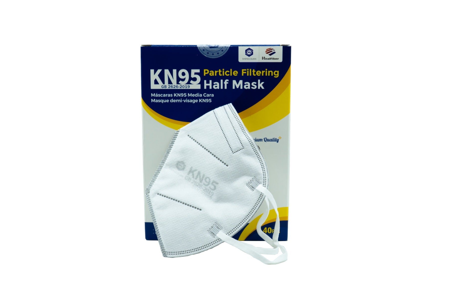 Face Mask KN95 WH Box40 TGA340747 MediPro Sports Tape