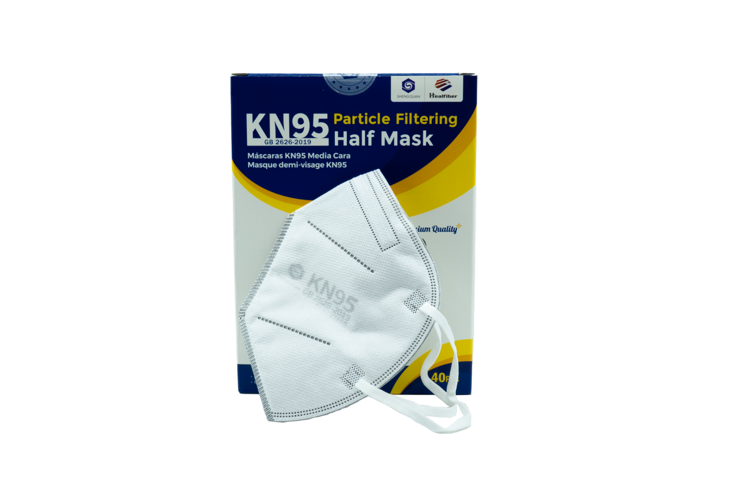 Face Mask KN95 WH Box40 TGA340747 MediPro Sports Tape