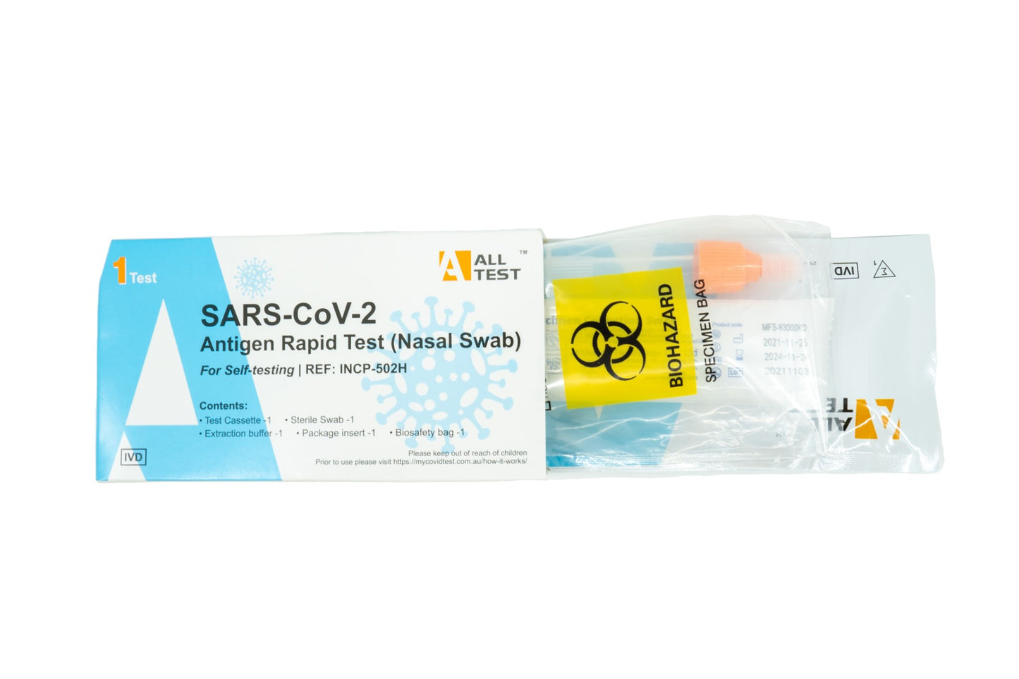 Rapid Antigen Test Nasal Swab MediPro Sports Tape