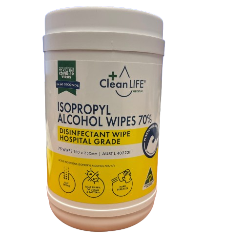 Alcohol Wipes 140mm x 410mm [Pack 75]