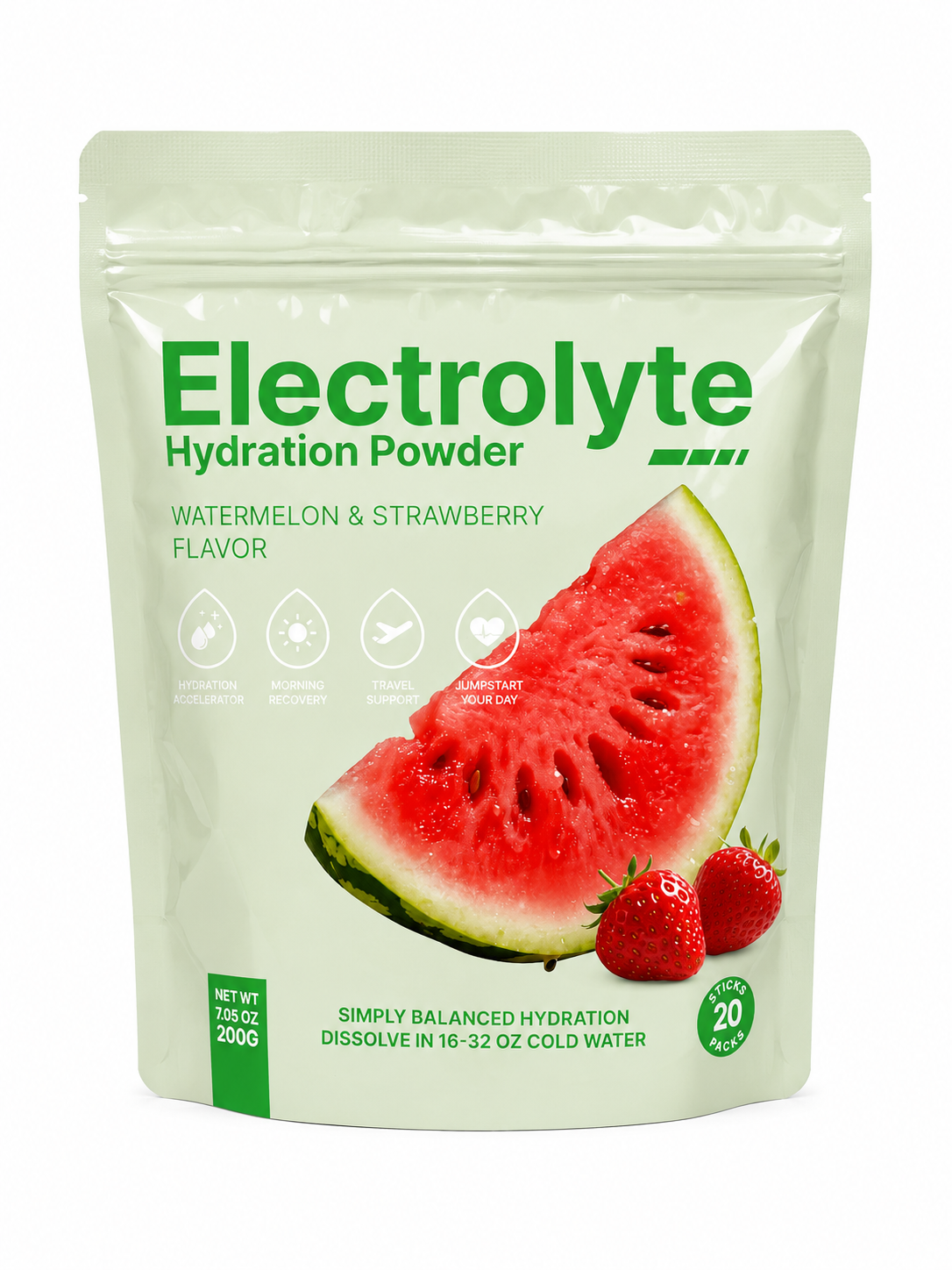 Hydration 20 Sticks - 10 Strawberry + 10 Watermelon