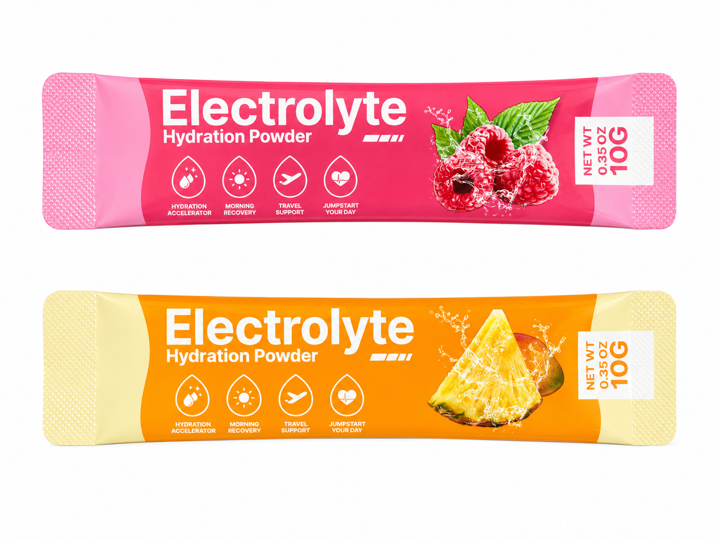 Hydration 20 Sticks - 10 Rasberry + 10 Mango