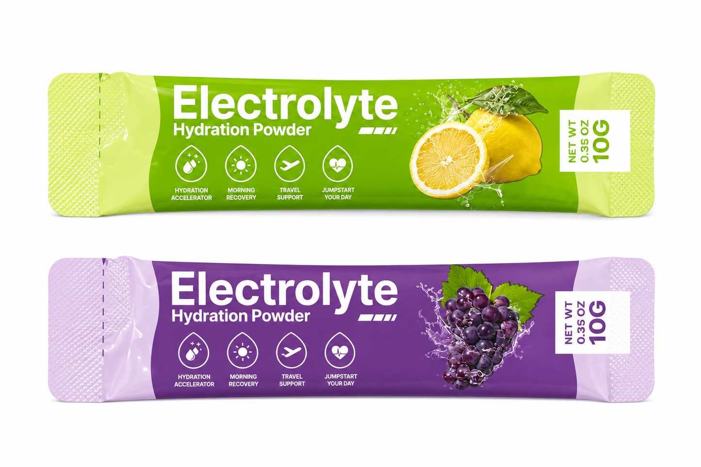 Hydration 20 Sticks - 10 Grape+10 Lemon