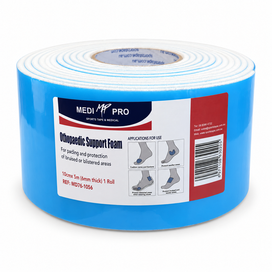 Leukofoam Roll - Substitute - MediFoam Orthopaedic  6mm - 10CM x 5M