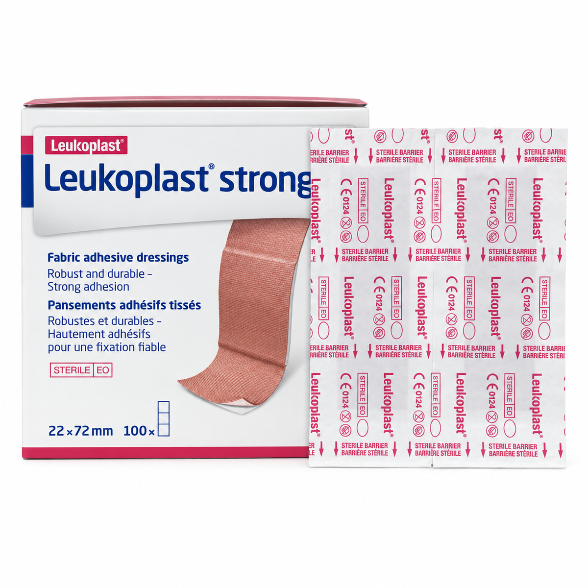 Leukoplast Strong Strip 2.2cm x 7.2cm Pack 100