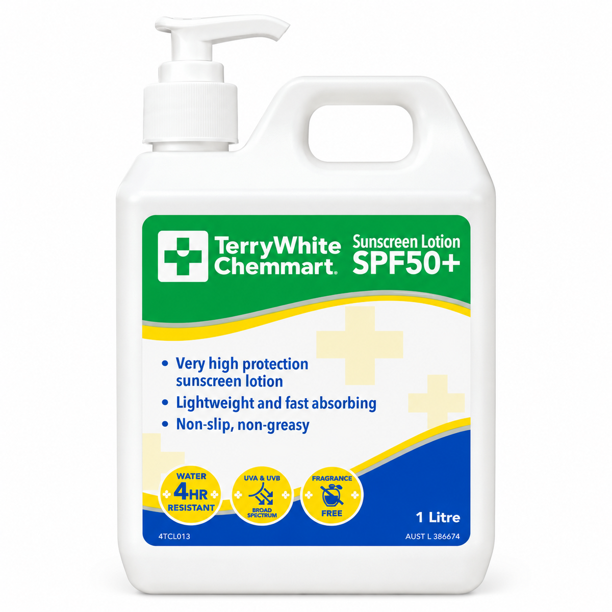 Sunscreen Pump 1Ltr [SPF 30+]