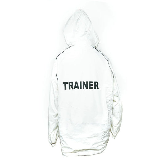 Trainers Jacket Fleece Lined Reversible-White