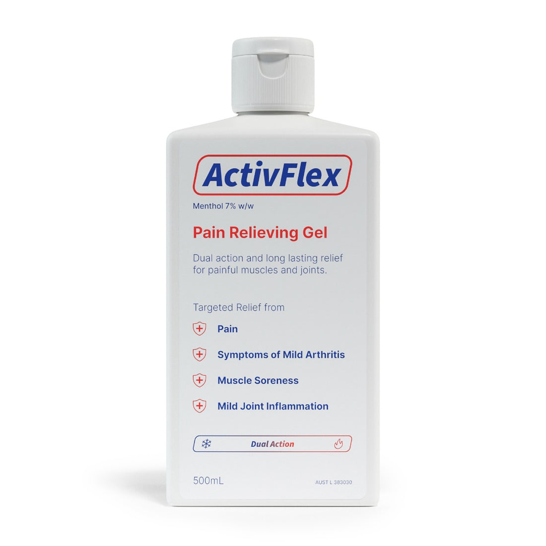 ActivFlex Gel 500ml - Fast Relief for Muscle & Joint Pain | Sports Tape ...