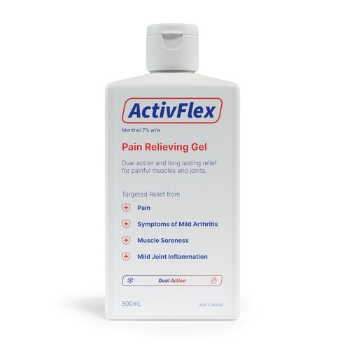 ActivFlex Gel 500ml - Fast Relief for Muscle & Joint Pain | Sports Tape ...