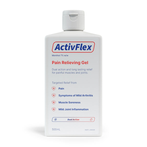ActivFlex Gel 500ml - Fast Relief for Muscle & Joint Pain | Sports Tape ...