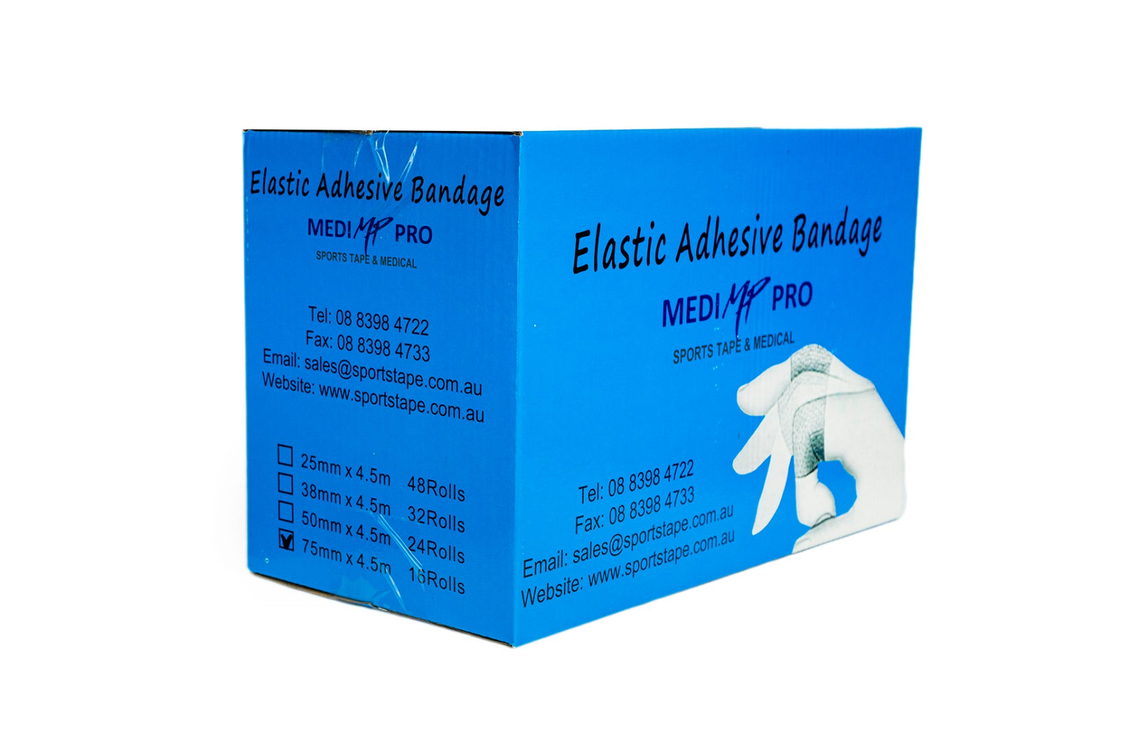 Medi Pro Sports Tape EAB 75mm x 4.5m Stretch Elastic Adhesive Bandage