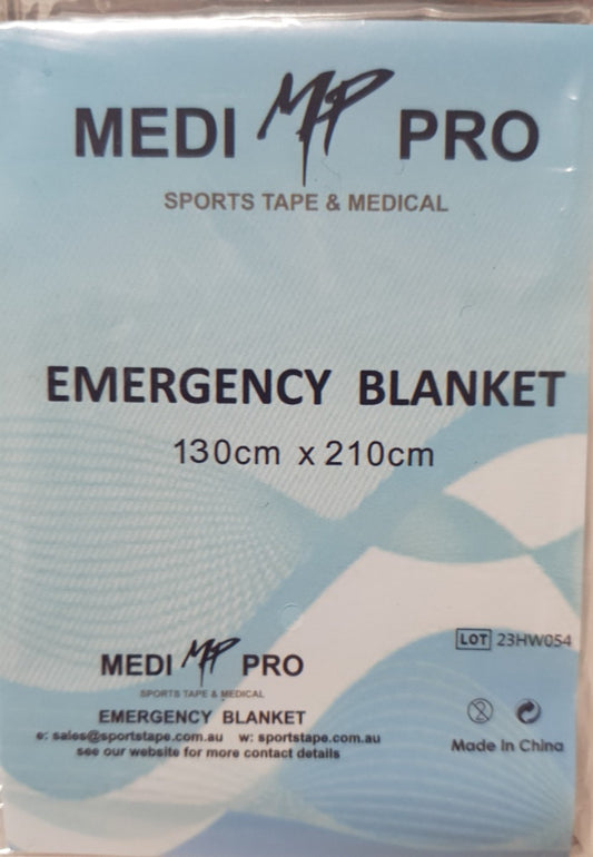 Emergency Blanket 130cm x 210cm MediPro Sports Tape