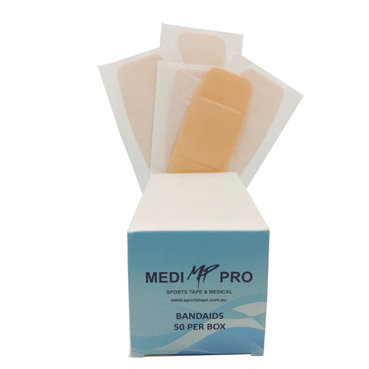 Band Aid Large 116mm x 52mm Pack 50 MediPro Sports Tape