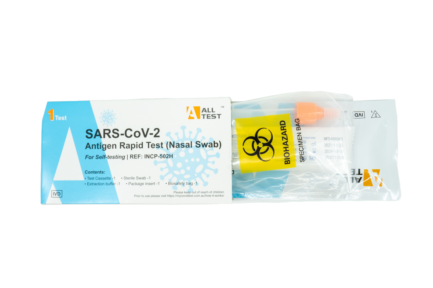 Rapid Antigen Test Nasal Swab MediPro Sports Tape