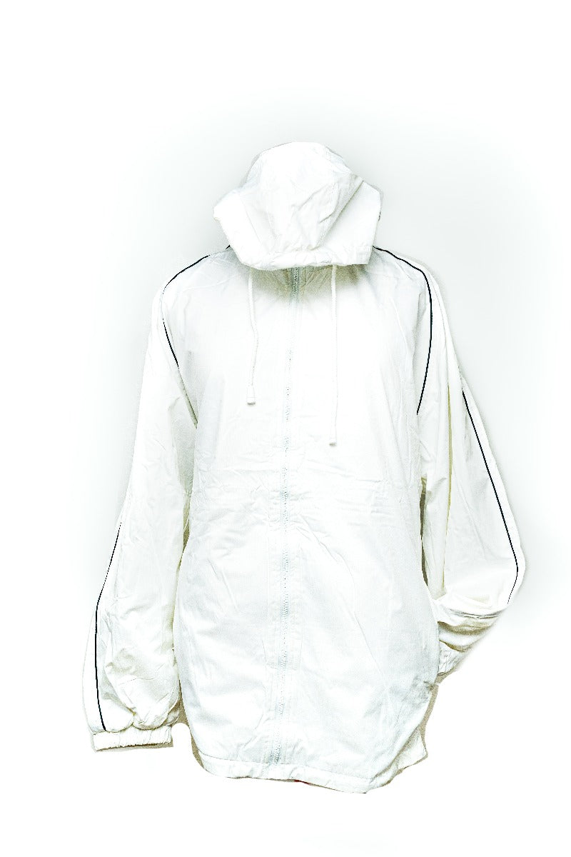 Trainers Jacket Fleece Lined Reversible-White